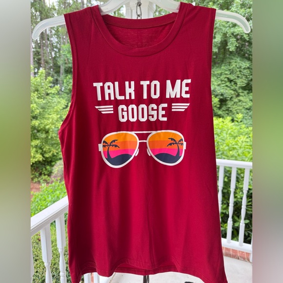 Women’s “Talk To Me Goose” Tank Top. Size M. - Picture 1 of 3